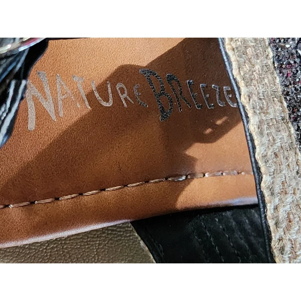 Nature Breeze Embellished Sandals Size 7.5 NWOT